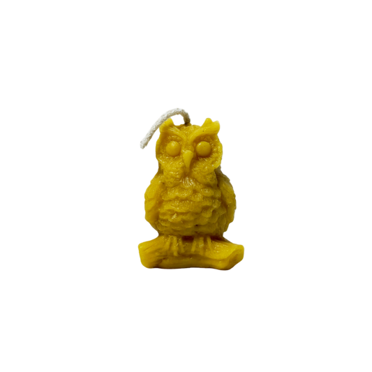 Natūrali žvakė - pelėda