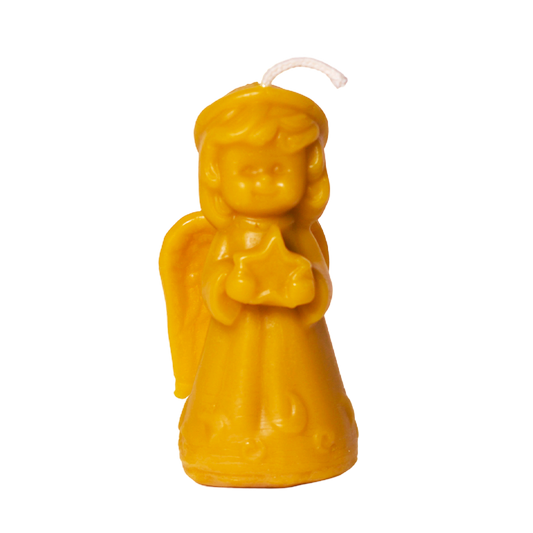 Natūrali vaško žvakė - angelas