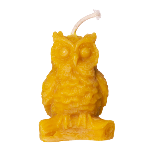 Natūrali žvakė - pelėda