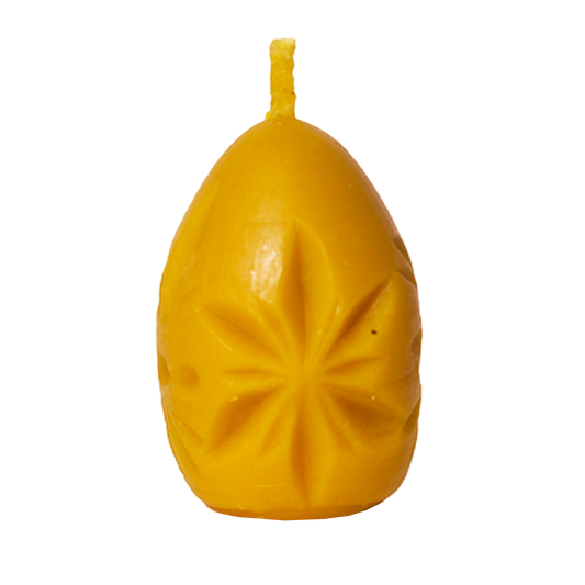 Bičių vaško žvakė - margutis