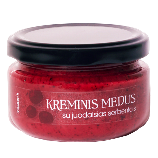 Medus su juodaisiais serbentais