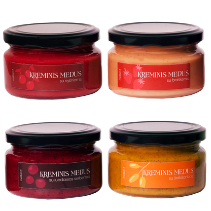 Medaus su uogom rinkinys - išsirink pats (-20% nuolaida)